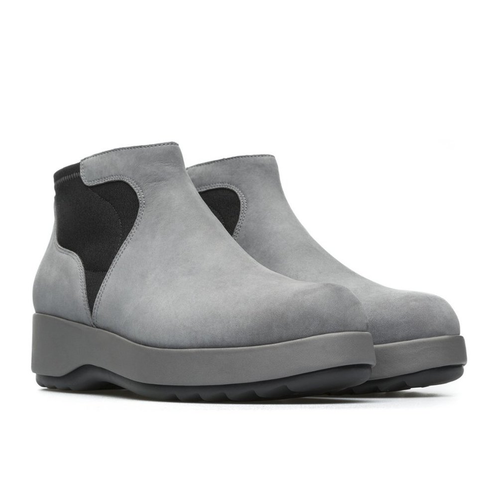 CAMPER NEW Boots Platform Booties Suede Leather Comfort Women's 41